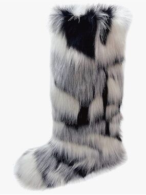 NWT - Valpeak Women Faux Fur Boots - Long Boots - Size 7
